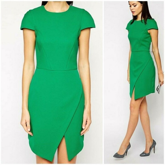 kelly green cocktail dresses